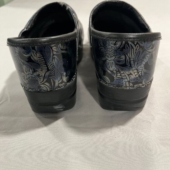 Dansko Clogs Blue Black Grey Size 37 - Picture 3 of 6